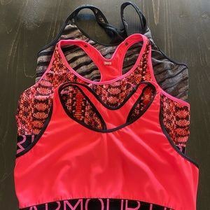 Under Armour sports bras - lot of 3